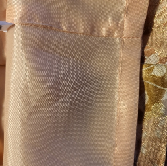Elegant pale pink and gold evening dress - Picture 4 of 6